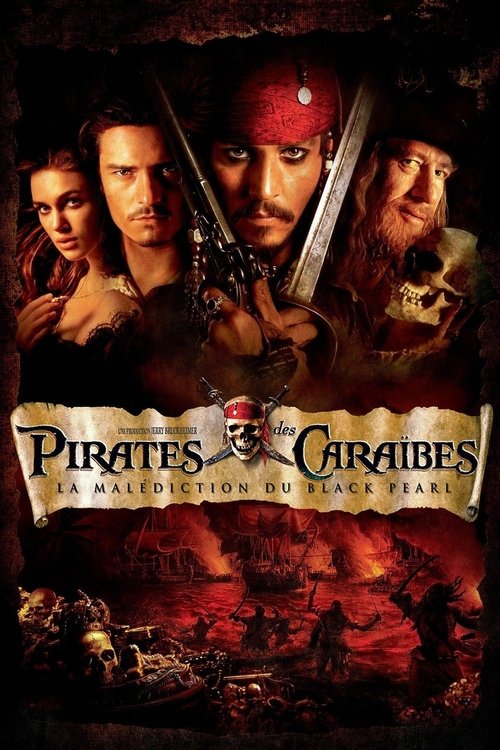 Affiche du film Pirates des Caraïbes : la Malédiction du Black Pearl
